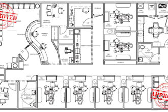 design 3d medical center, healthcare architecture and clinic layout