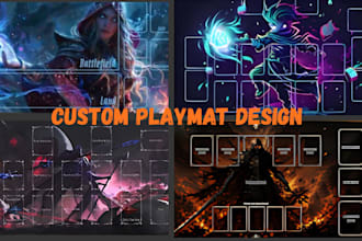 design custom playmat tcg mtg deskmat pokemon one piece yugioh anime card game