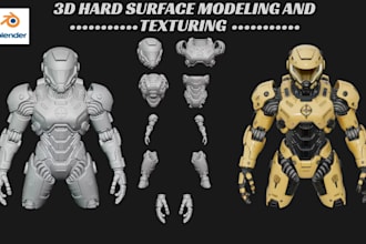 create high quality 3d hard surface models in blender