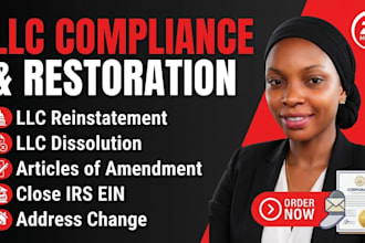 do llc amendment, llc dissolution, reinstatement, and llc address change