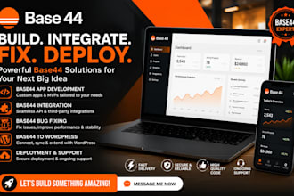 build base44 app base44 integration base44 bug fixing base44 to wordpress