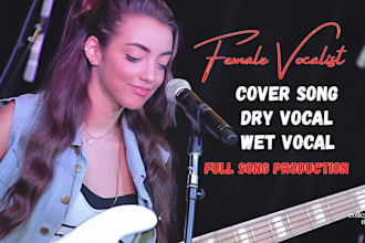 female pop singer edm singer pop vocal blues singer edm vocal for your song