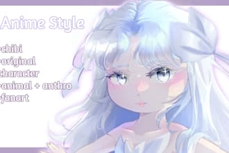 create anime style character artwork