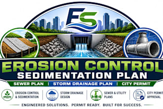 erosion control and sedimentation plan sewer and storm drainage plan city permit