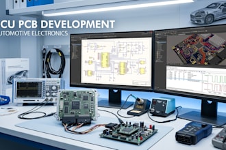 develop automotive ecu pcb and embedded hardware design