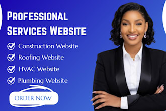 design construction website contractor website with local SEO