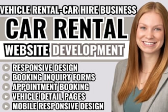 car rental business website, car rental website vehicle rental website, car hire