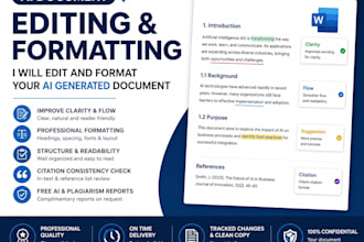 edit and format your ai generated document