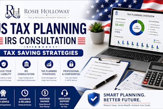 provide US tax planning, irs consultation, and tax saving strategies