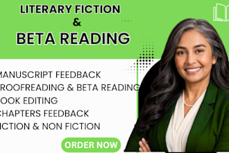 beta read fantasy literary fiction novel feedback proofreading