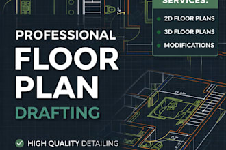 professional floor plan drafting and cad design