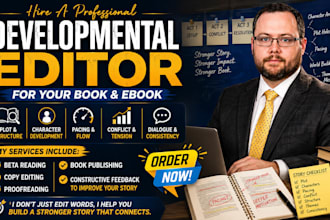 provide comprehensive developmental editing for your book