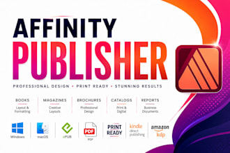 affinity publisher brochures catalogs magazines company profile layouts