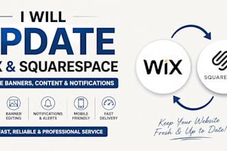 update wix squarespace holiday hours banner fix christmas seasonal notification