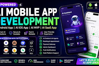 ai mobile app, ai ios app, ai app mvp,  ai saas app, ai android app