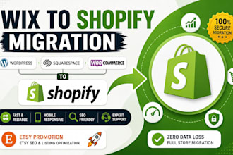 migrate wix to shopify wordpress migration squarespace woocommerce to shopify