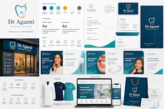 create a visual identity for medical clinics and dentists
