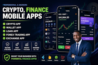 develop crypto app, wallet app, loan app, forex trading app, exchange platform