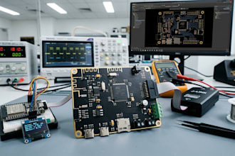 design esp32, stm32 and custom embedded systems pcb