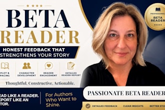 beta read your fantasy epic fantasy or sci fi novel with honest feedback