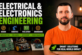 do electrical electronics engineering design tasks, robotics, pcb layout