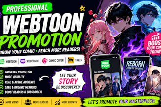 do webtoon promotion webtoon comic cover tapas webcomic