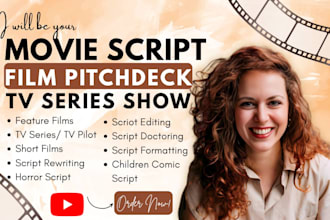 design film pitch deck movie pitch deck TV series show bible film presentation