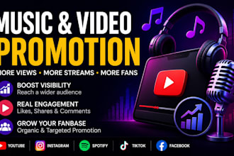 promote your music video, song, or brand for viral online exposure