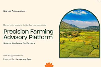 design precision farming startup pitch deck agri supply chain investor