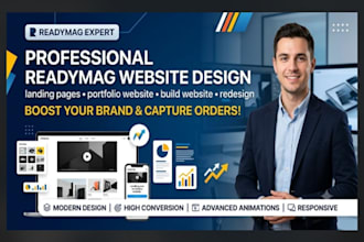 design readymag website portfolio website landing page or website redesign carrd