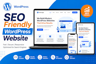 design and develop a responsive seo friendly wordpress