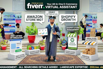 do expert e commerce virtual assistant for amazon ebay and shopify