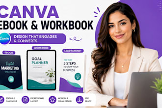 canva ebook, canva workbook, lead magnet, canva ebook design, ebook formatting