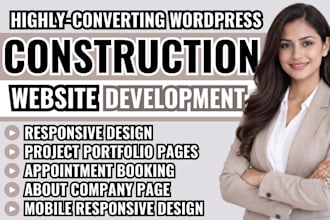 construction business website, construction company website, contractor website