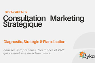 conduct a strategic marketing consultation for your company