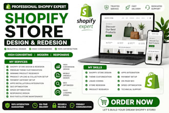 design a modern shopify website for your business