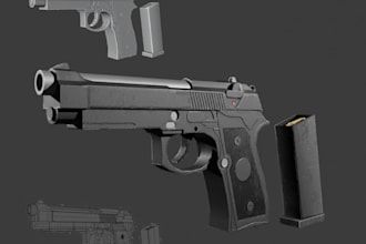create a 3d gameready model in blender