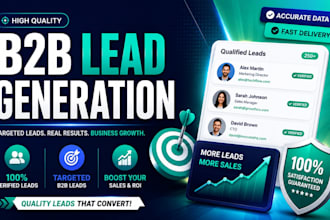 build targeted b2b email lists with verified decision maker contacts