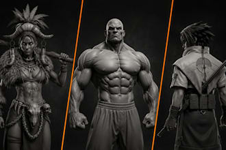 create high quality 3d character model, 3d metahuman character, pbr textures