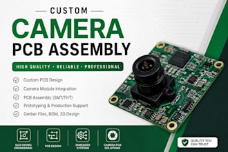 design custom camera pcb assembly for embedded hardware projects