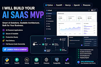build your ai saas mvp using python, fastapi and nextjs
