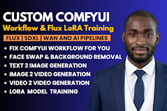 create custom comfyui workflows, flux lora training, comfy ui stable diffusion