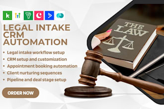 build legal intake CRM automation with keap ghl zohobigin copper activecampaign