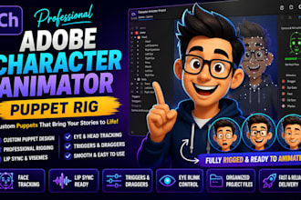 create adobe character animator puppet rig