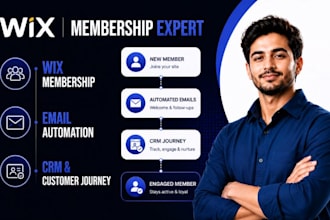 build wix membership wix email automation wix CRM and customer journey