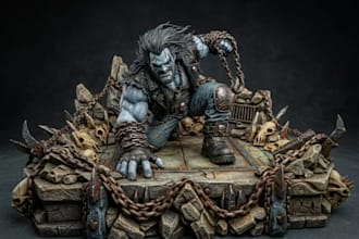 sculpt action figure, toy prototype and collectible figurine
