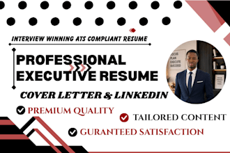 deliver executive cv ats federal resume ksa response and usajobs