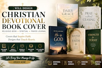 do christian devotional book cover religious book spiritual prayer journal cover