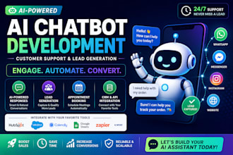 build an ai chatbot for customer support and appointment booking