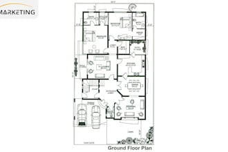 do 2d floor plan and house plan in autocad